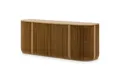 Produktbild: Woodek Design Sideboard FRANZ aus massiver Eiche und Eichenfurnier, natur matt lackiert (natur matt lackiert, 1 St., Türen mit Soft-Close-System), Breite 175 cm, Höhe 69 cm, Tiefe 45 cm