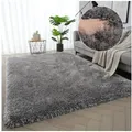 Produktbild: OTTO home Hochflor-Teppich Micro exclusiv Teppich, sehr hoher Flor, weich durch Mikrofaser, rechteckig, Höhe: 78 mm, sehr weich, flauschig, uni, Wohnzimmer, Schlafzimmer, Kinderzimmer grau 240 cm x 320 cm x 78 mm
