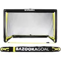Produktbild: BazookaGoal Fußballtor Mini-Tor, aus Kunststoff, 120 x 75 x 75cm, faltbar, schwarz/gelb