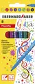 Produktbild: 8 EBERHARD FABER Glitter-Fasermaler, 8er Kartonetui