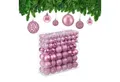 Produktbild: relaxdays Weihnachtsbaumkugel Weihnachtskugeln im 150er Set, Rosa