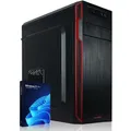 Produktbild: Greed® Basic V2 PC - AMD Ryzen 5 4600G - Büro & Home Office Computer - 4,2 GHz - 8GB RAM - 256GB SSD - DVD+RW - USB 3.1 - WLAN - Win 11 Pro