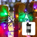 Produktbild: Lichterkette 40 LED bunt Outdoor Timer Trafo Außen Deko Beleuchtung Garten Party