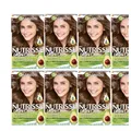 Produktbild: 8 x Garnier Nutrisse Ultra Crème Dauerhafte Haarfarbe 6 Karamell Dunkelblond