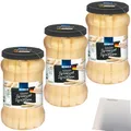 Produktbild: usy Bundle für Deutsche Spargelspitzen Premiumqualität 3er Pack (3x280g Glas) + usy Block