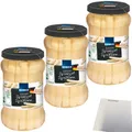 Produktbild: Edeka Deutsche Spargelspitzen Premiumqualität 3er Pack 3x280g Glas usy Block