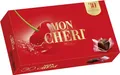 Produktbild: Ferrero Mon Chéri – Knackige Schokolade, fruchtiger Likör und eine aromatische Kirsche – 1 Packung à 30 Einzelpralinen