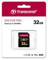 Produktbild: Transcend SDHC 700S 32GB UHS-II U3 V90 8K Profi Speicherkarte 32 GB OVP