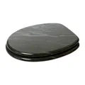 Produktbild: Sanilo WC-Sitz, BxL: 37,7 x 47 cm, Granit - schwarz