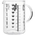 Produktbild: WMF Messbecher, Klar, Glas, Messskala für Flüssigkeiten, Lebensmittel, Angaben in g, ml, l, Backen, Backhelfer, Messbecher