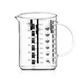 Produktbild: WMF Messbecher Glas hitzebeständig 1L mikrowellen- und spülmaschinengeeignet