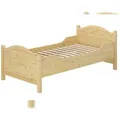 Produktbild: Erst-Holz Seniorenbett extra hoch Rollrost 90x200 Massivholz Kiefer Holzbett Einzelbett Gästebett 60.40-09