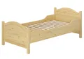 Produktbild: Erst-Holz®Seniorenbett extra hoch Rollrost 90x200 Massivholz Kiefer Holzbett Einzelbett Gästebett 60.40-09