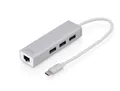 Produktbild: Digitus DA-70255 - RJ-45/USB-C 3.0 Ethernet-Adapter