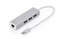 Produktbild: DIGITUS USB Typ C 3.0 Hub mit Gigabit Ethernet