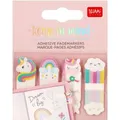 Produktbild: Legami Haftmarker Keep in Mind Unicorn, Folie, beschriftbar, 4 x 30 Streifen, bunt