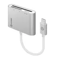Produktbild: Alogic VPLUCMCR Alogic Card Reader USB-C SD, Micro SD, Compact Flash Silber
