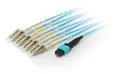 Produktbild: Equip Trunk LWL-Patchkabel (MTP/LC 50/125mμ 20,00 m Multimode OM4 M/M türkis Pol