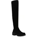 Produktbild: VAN HILL Damen Leicht Gefütterte Overknees Stiefel Profil-Sohle Schuhe 839547, Farbe: Schwarz, Größe: 36 - Schwarz - 36