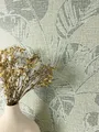 Produktbild: Newroom Vliestapete Bivona Olive Tapete Mustertapete Blätter, Floral, Textil-Optik, strukturiert, Naturoptik