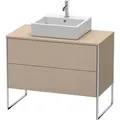 Produktbild: Duravit XSquare Waschtisch-Unterschrank XS492107575 100x53,8x54,8cm, 2 Auszüge, Leinen