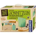 Produktbild: Kosmos Bastelset 604608 Schnitzen Komplett-Set, AllesKönnerKiste, ab 8 Jahre
