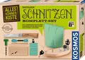 Produktbild: Kosmos 604608 AllesKönnerKiste Schnitzen Komplett-Set Kinder-Schnitzmesser