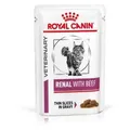 Produktbild: Royal Canin Veterinary Renal mit Rind Katzen-Nassfutter (in Soße) 4 Kartons (48 x 85 g)