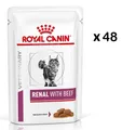 Produktbild: ROYAL CANIN Renal Feline Beef Rind 48 x 85 g