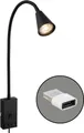Produktbild: Briloner Leuchten Nachttischlampe JUSTRA Tischlampe
