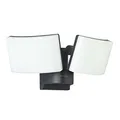 Produktbild: Oktaplex lighting LED Strahler Außen Cali Dos 40W | 2 Köpfe Außenstrahler Wand IP65 3000K warmweiß | Flutlicht anthrazit