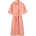Produktbild: Gant Hemdblusenkleid Leinenkleid orange M (40)