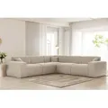 Produktbild: Ecksofa Designersofa Celes Premium In Stoff Sven Cappuccino Seite Universal