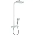 Produktbild: hansgrohe Raindance Select Showerpipe   27288000 E360, chrom, mit Brausearm 380 mm und Tablet
