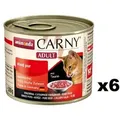 Produktbild: Animonda Cat Carny Adult Rind Pur 6x200g