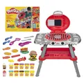 Produktbild: Play-Doh Grillparty Spielzeug, Grill-Station mit Formen, Accessoires und 6 Dosen Knete zum Basteln, Grillen und Kochen, Küchenspielzeug, Bastelset und spannende Weihnachtsaktivität ab 3 Jahren