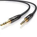 Produktbild: CSL Aux Kabel 3.5mm Audio Kabel 10m Klinkenkabel 3,5mm Audiokabel für Smartphones Apple iPhone iPad Tablets Auto Kopfhörer Echo Dot KFZ Stereoanlagen MP3 Player