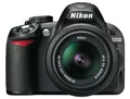 Produktbild: Nikon D3100 SLR-Digitalkamera (14 Megapixel, Live View, Full-HD-Videofunktion) Kit inkl. AF-S DX 18-55 mm VR Objektiv + 55-200 mm VR Objektiv