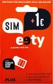 Produktbild: eety PLUS Startpaket - Triple-Simkarte + 1 Guthaben, Prepaid
