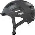 Produktbild: ABUS Stadthelm Hyban 2.0 - Fahrradhelm mit Rücklicht, ABS-Hartschale, guter Passform - für Damen und Herren - Titan (gräulich), Größe M (52-58... - Grau