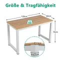 Produktbild: Computertisch Bürotisch Schreibtisch Arbeitstisch Gaming Schreibtisch Robust