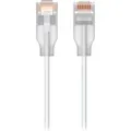 Produktbild: UniFi Etherlighting Cat.6 Patch Kabel weiß/transparent, 0,15 Meter