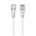 Produktbild: Ubiquiti UACC-Cable-Patch-EL-0.15M-W UniFi Patchkabel mit transparentem, geschütztem RJ45 und Etherlighting-Unterstützung in Kombination mit UniFi Pro Max Switching, 0,15 m, weiß (UACC-Cable-Patch-EL-0.15M-W)