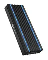Produktbild: ICY BOX IB-1824ML-C31 SSD M.2 NVMe Gehäuse mit RGB LED Beleuchtung, USB 3.1 (Gen2, 10 Gbit/s), Kühlsystem, USB-C, USB-A, PCIe M-Key, Aluminium, Schwarz
