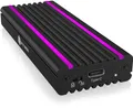 Produktbild: ICY BOX IB-1824ML-C31 USB-Typ-C-Gehäuse für M.2 NVMe SSD - RGB