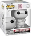 Produktbild: Funko POP! Super: BH6 – Baymax - (Heart Hands) - Big Hero 6 - Baymax – Riesiges Robowabohu - Vinyl-Sammelfigur - Geschenkidee - Offizielle Handelswaren - Spielzeug Für Kinder und Erwachsene