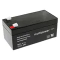 Produktbild: multipower MP3,4-12 AGM Batterie 12V 3,4Ah Akku VdS Zulassung Alarmanlage USV