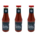 Produktbild: 3 Original VW Ketchup Volkswagen Wolfsburg Ketchup Curry Gewürzketchup a 500 ml