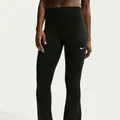 Produktbild: Nike Damen One Dri-FIT High-Rise Flared Leggings, Black/White, L