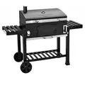Produktbild: TAINO HERO XXL Smoker Holzkohle-Grill BBQ Grillwagen Standgrill